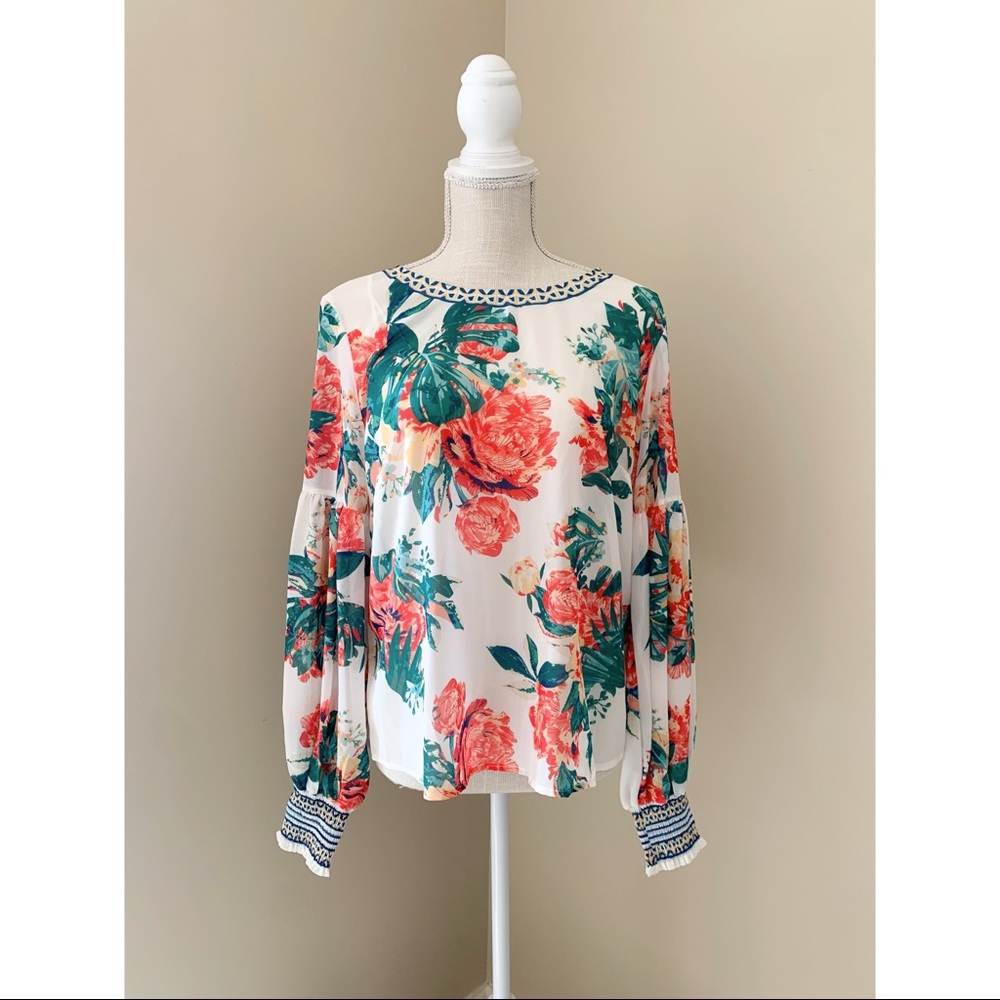 Floral Boutique Chiffon Blouse